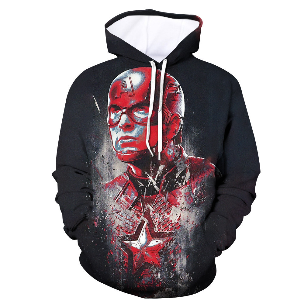 Superhero Captain America Avengers Endgame 3D All Over Print Hoodie & Zip Hoodie