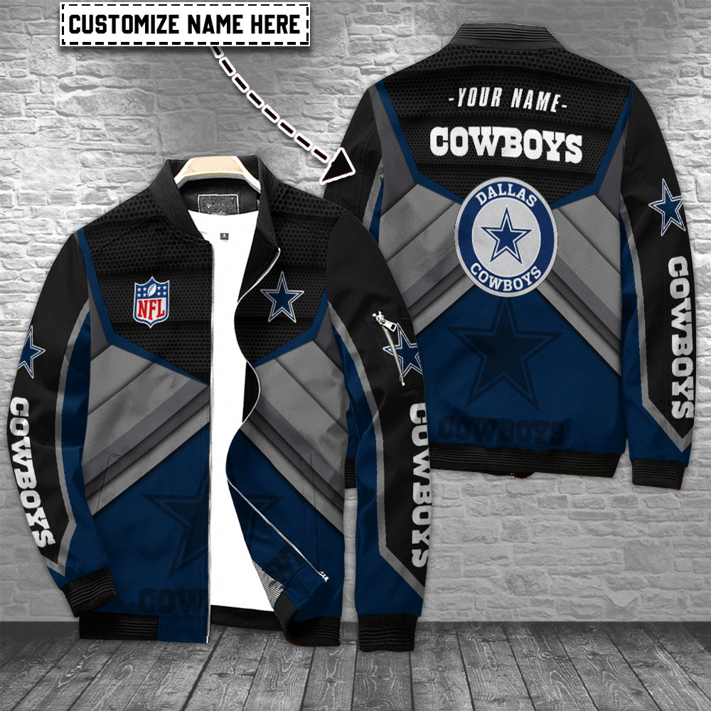 Cowboys Personalized Bomber Jacket BG820