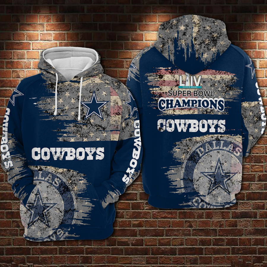 Cowboys 3D All Over Print Hoodie & Zip Hoodie