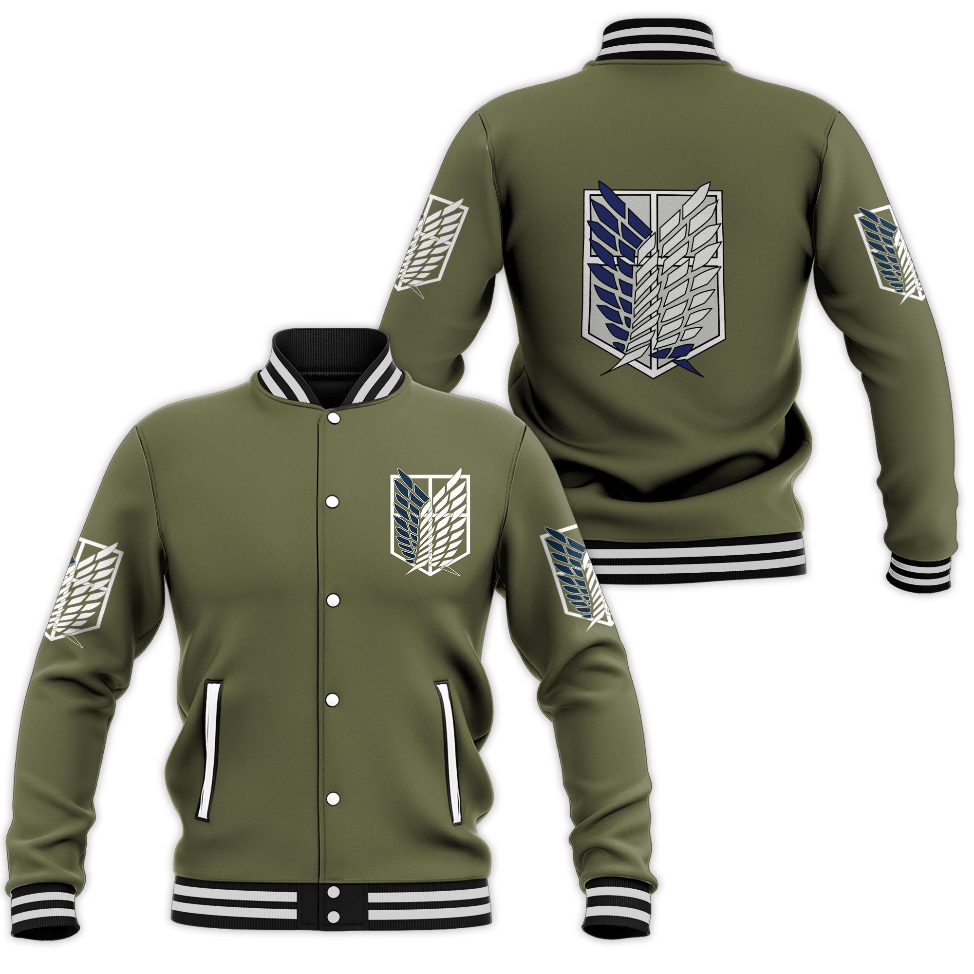 Scouting Legion Attack On Titan Baseball Jacket 11