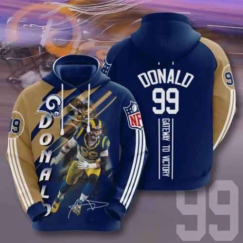 Los Angeles Rams Donalo 99 3D All Over Print Hoodie & Zip Hoodie