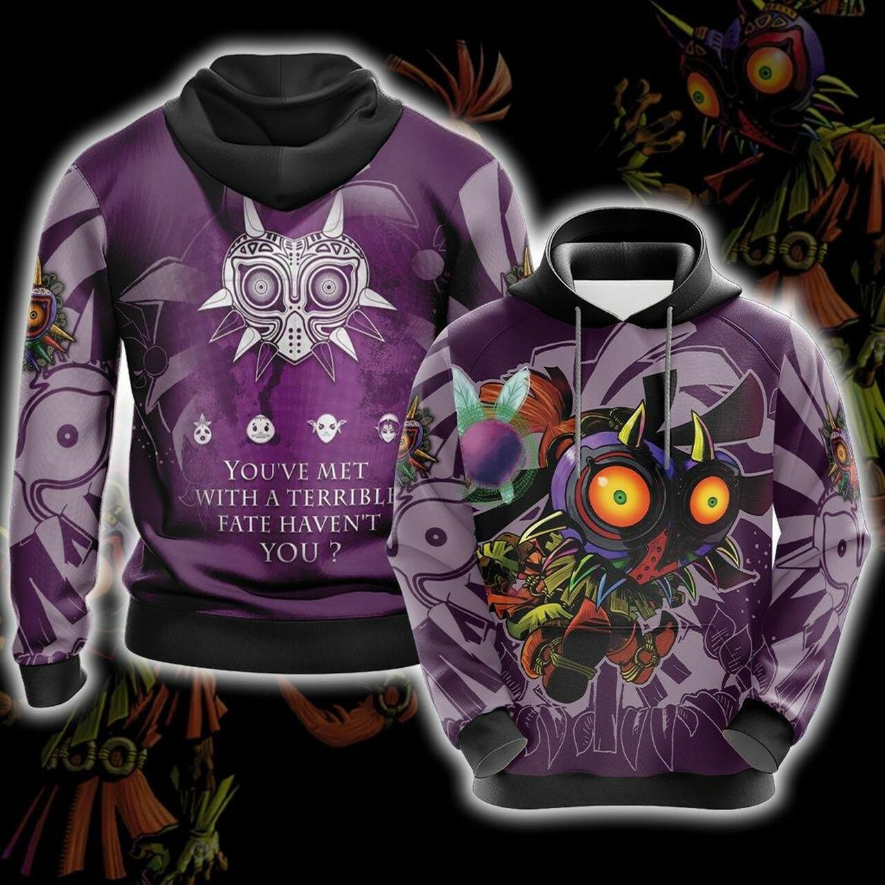 The Legend Of Zelda Majora’S Unisex 3D All Over Print Hoodie & Zip Hoodie