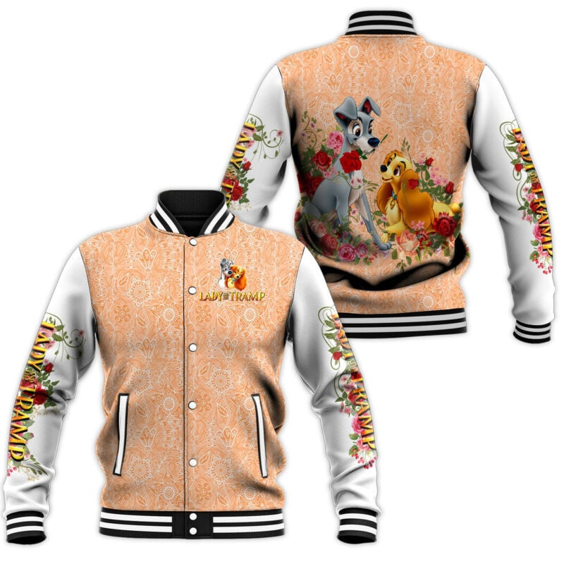 Lady And Tramp Baseball Jacket