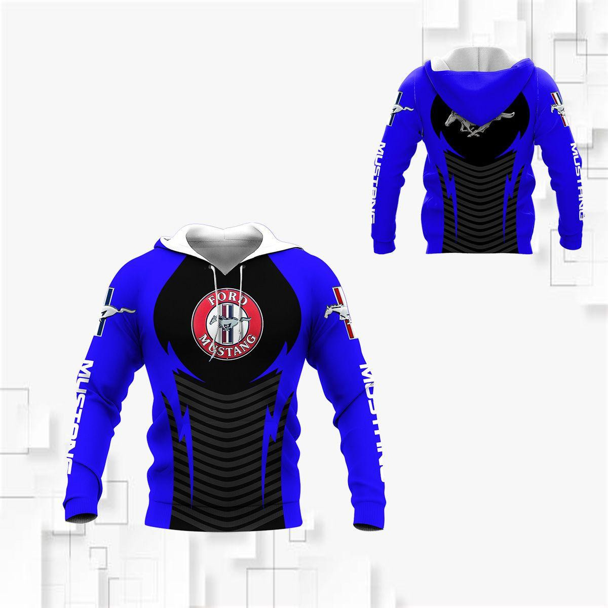 Ford Mustang Shelby Luxury Car 8k247 3d Zip Hoodie Hoodie Ii0