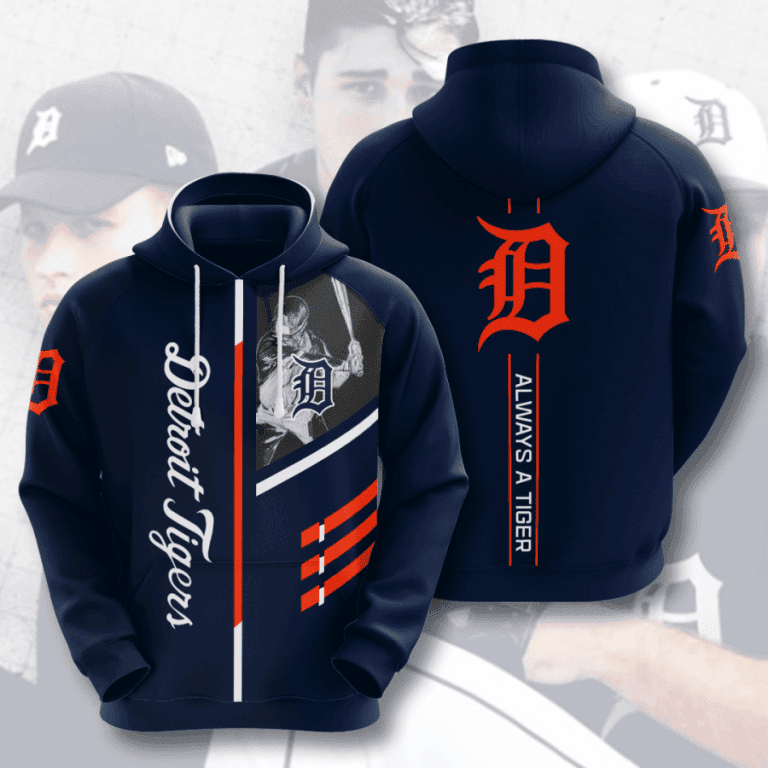 MLB Detroit Tigers 3D All Over Print Hoodie & Zip Hoodie