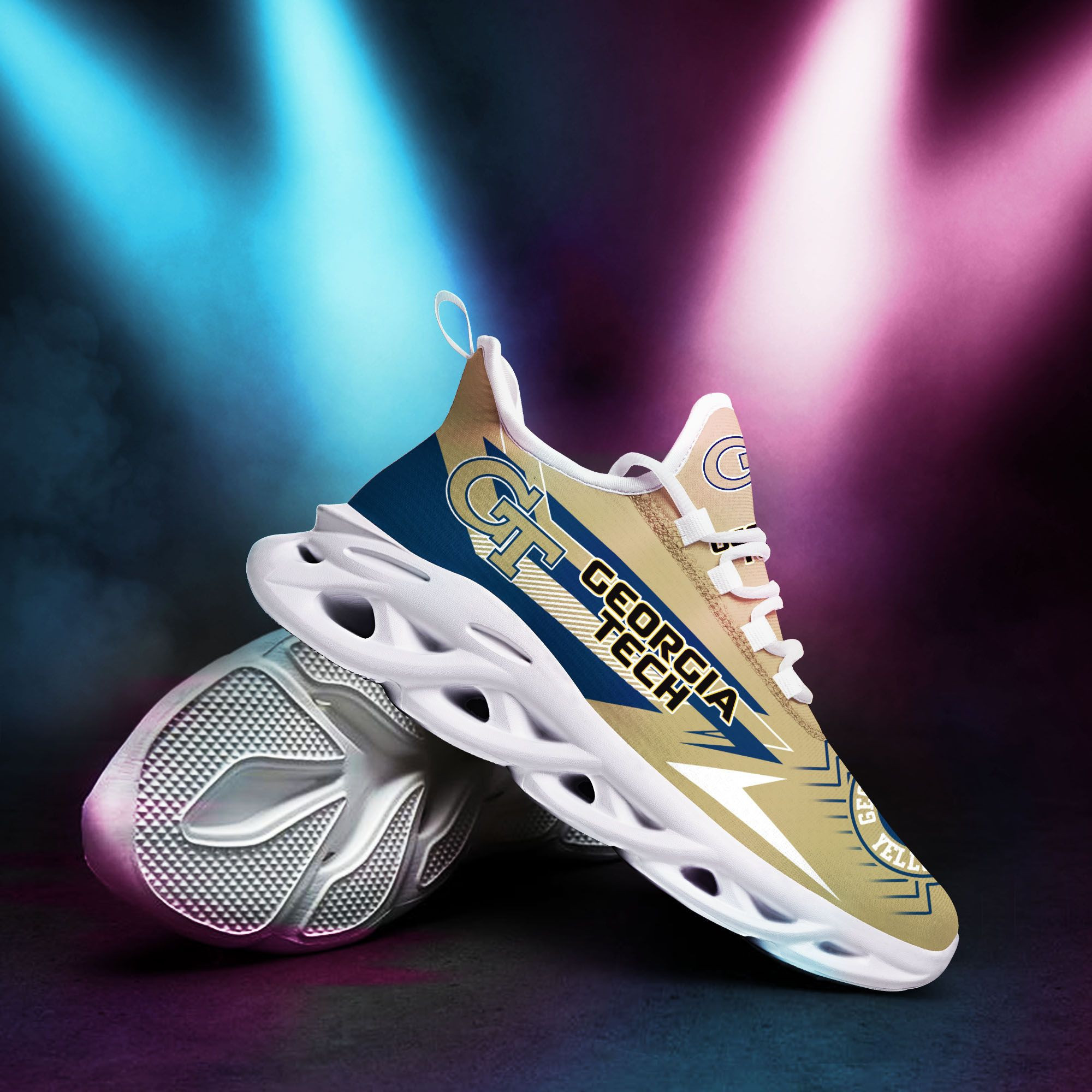 Eorgia Tech Yellow Jackets 3-max Soul Sneakers For This Season Naetug-25477 Love Sport All Size Printing Sneaker Perfect Choice