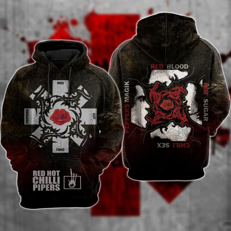Red Hot Chili Peppers 3d Unisex Hoodie Zipper Hoodie