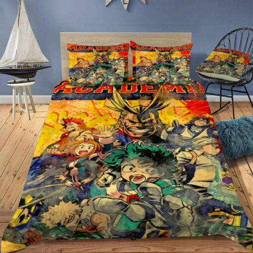 My Hero Academia Bedding Set My Hero Academia Characters Vintage Duvet Covers