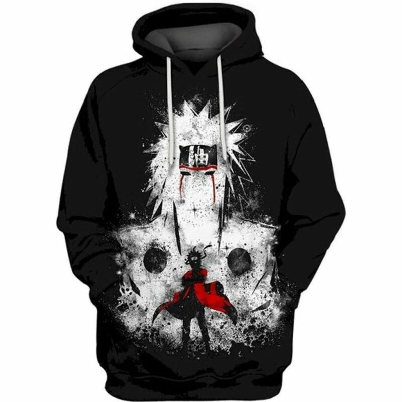 Jiraiya Soul Of Naruto Anime 3d Hoodie
