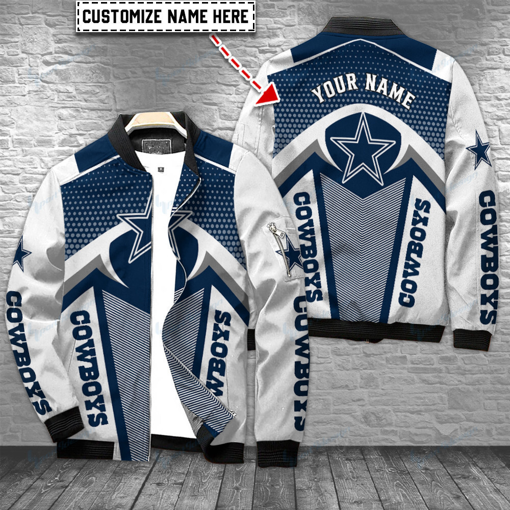 Cowboys Personalized Bomber Jacket BG312