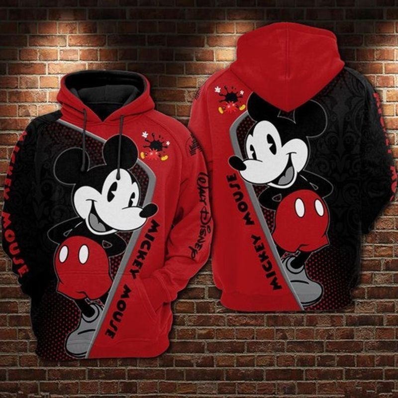 Mickey Mouse Cute Lover 3d Hoodie Zip Hoodie 311