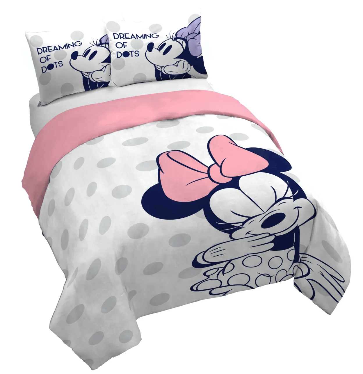 Minnie Bedding Set DN Minnie Dreaming Of Dots Duvet Covers White