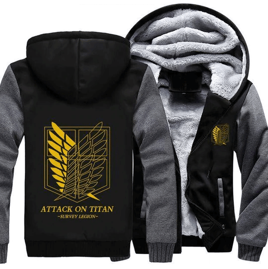 Attack On Titan Shingeki No Kyojin 2 Fan Gift, Attack On Titan Shingeki No Kyojin Fleece Jacket 16