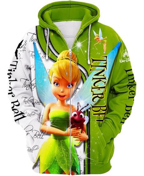 Tinker Bell Zip-up Hoodie