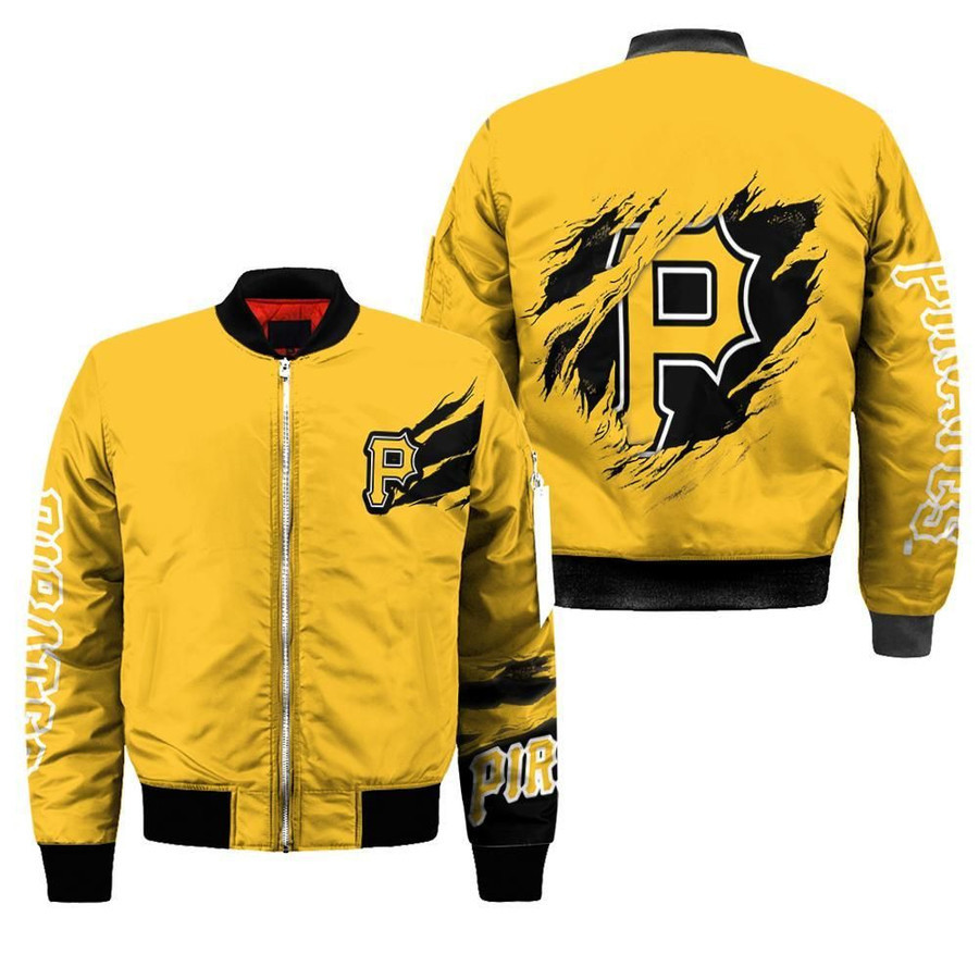 Pittsburgh Pirates Gold Bomber Jacket