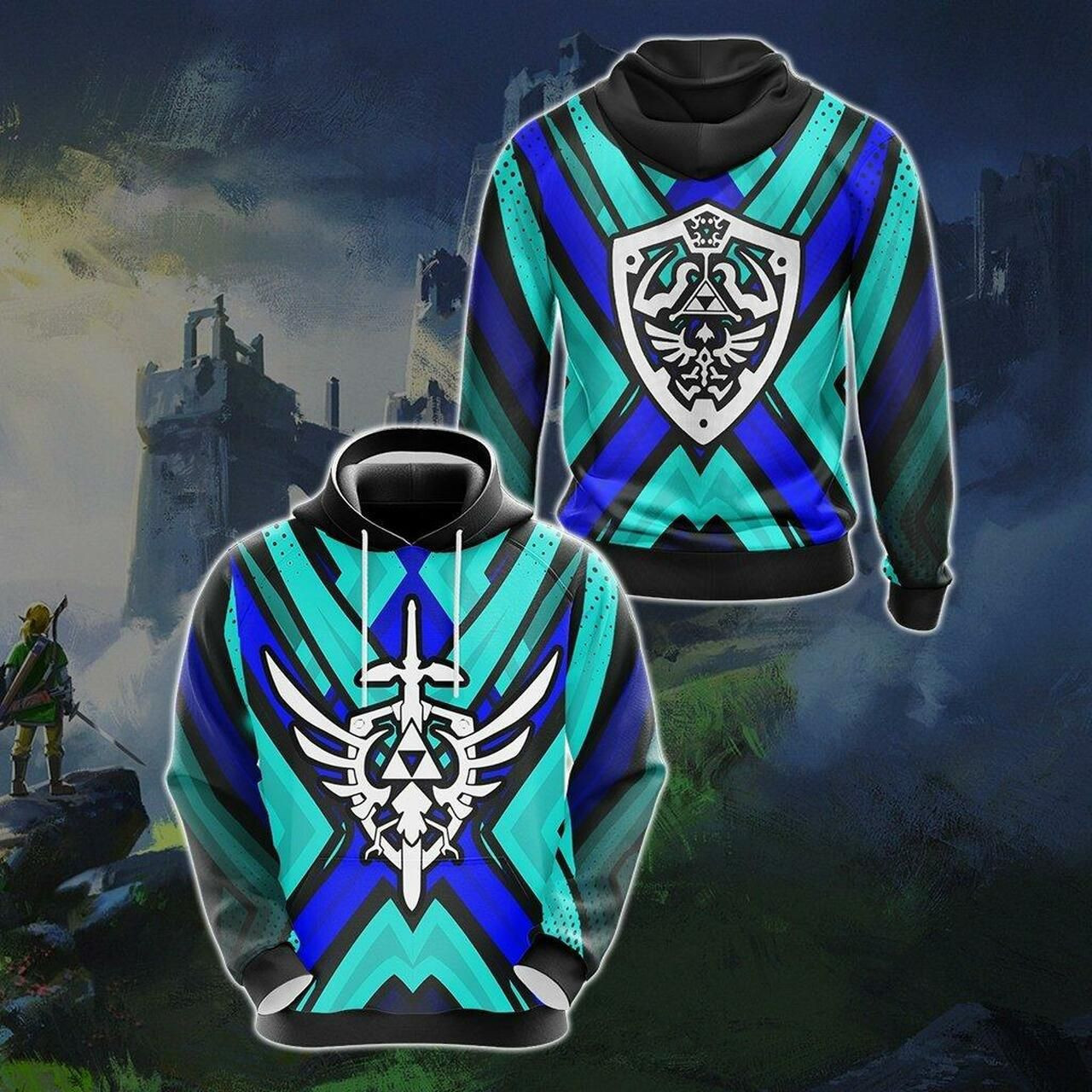 Legend Of Zelda Unisex 3D All Over Print Hoodie & Zip Hoodie
