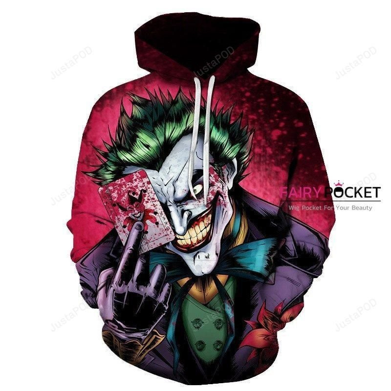 The Joker 3D All Over Print Hoodie & Zip Hoodie