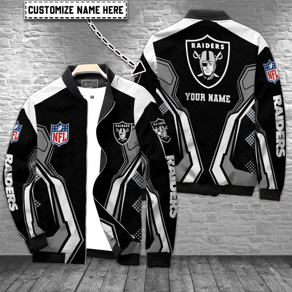 Las Vegas Raiders Personalized Bomber Jacket BGBBJ974