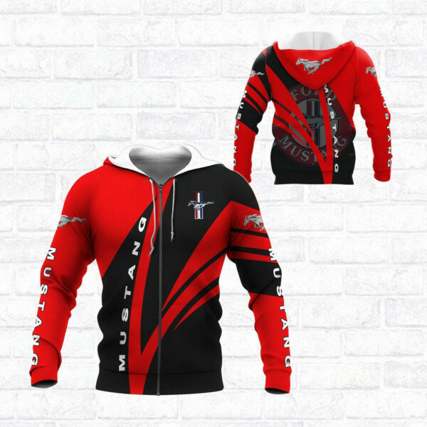 Ford Mustang Shelby Luxury Car 8k237 3d Zip Hoodie Hoodie Ii0 1146