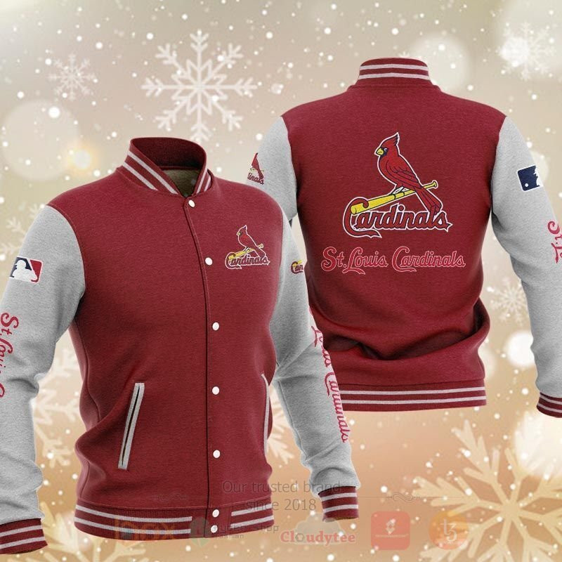 St. Louis Cardinals Red Gray Baseball Jacket