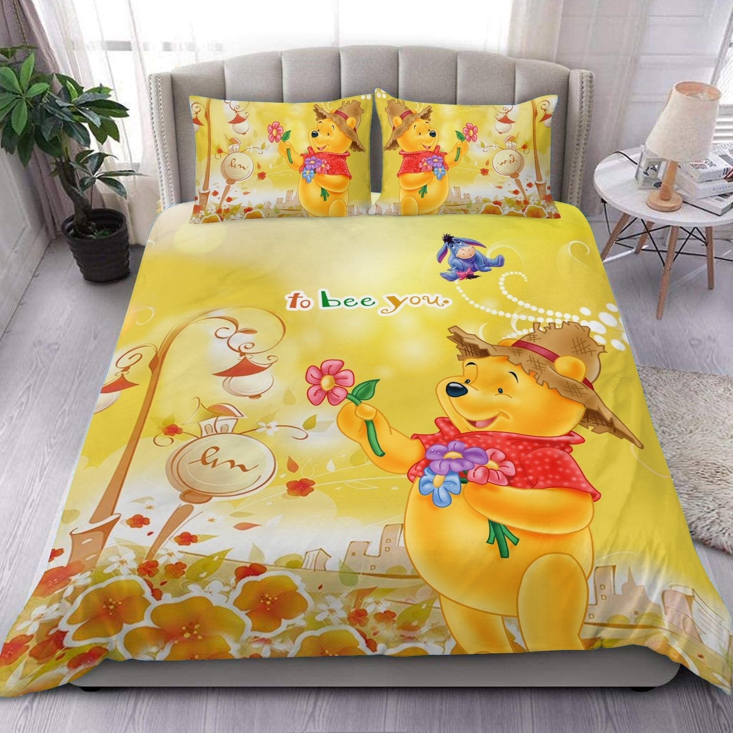 WTP Bedding Set DN Gardener Pooh To Bee You Duvet Covers