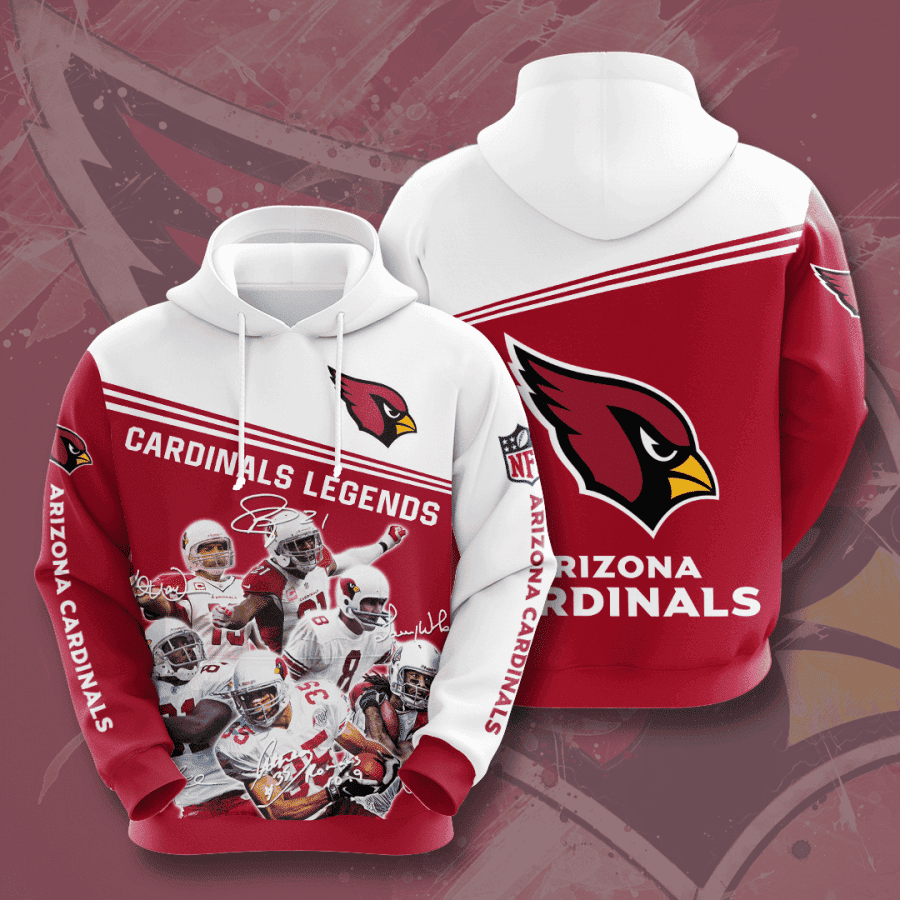 Arizona Cardinals 3D All Over Print Hoodie & Zip Hoodie