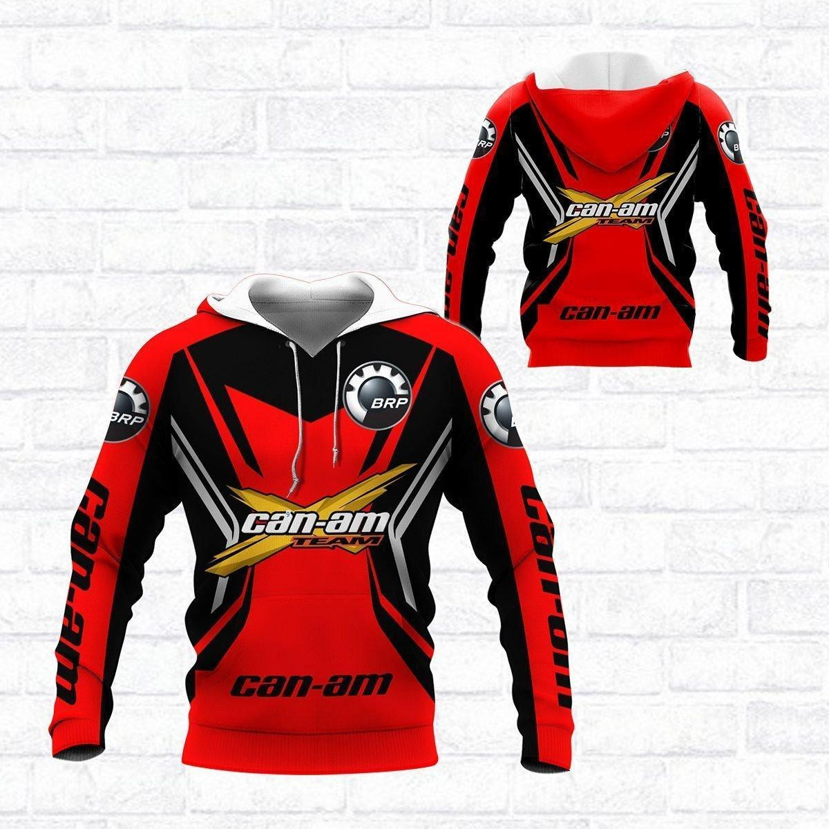 Can-am Brp Shirt 38, 3d Hoodie Zip Hoodie
