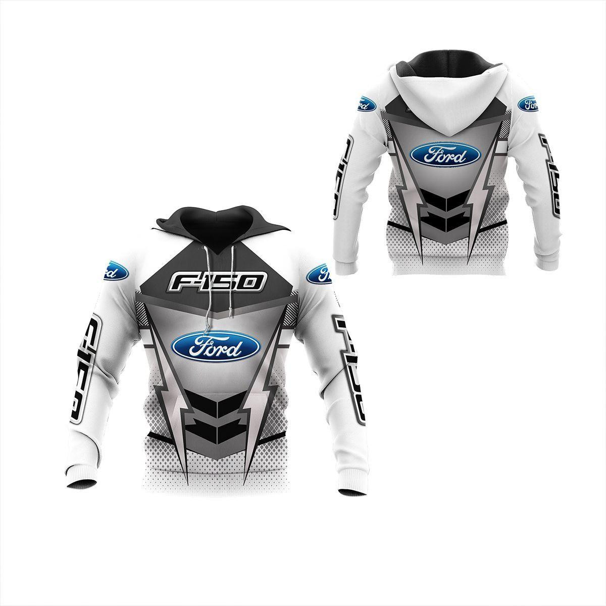 Ford F-150 Shirt 146, 3d Hoodie Zip Hoodie