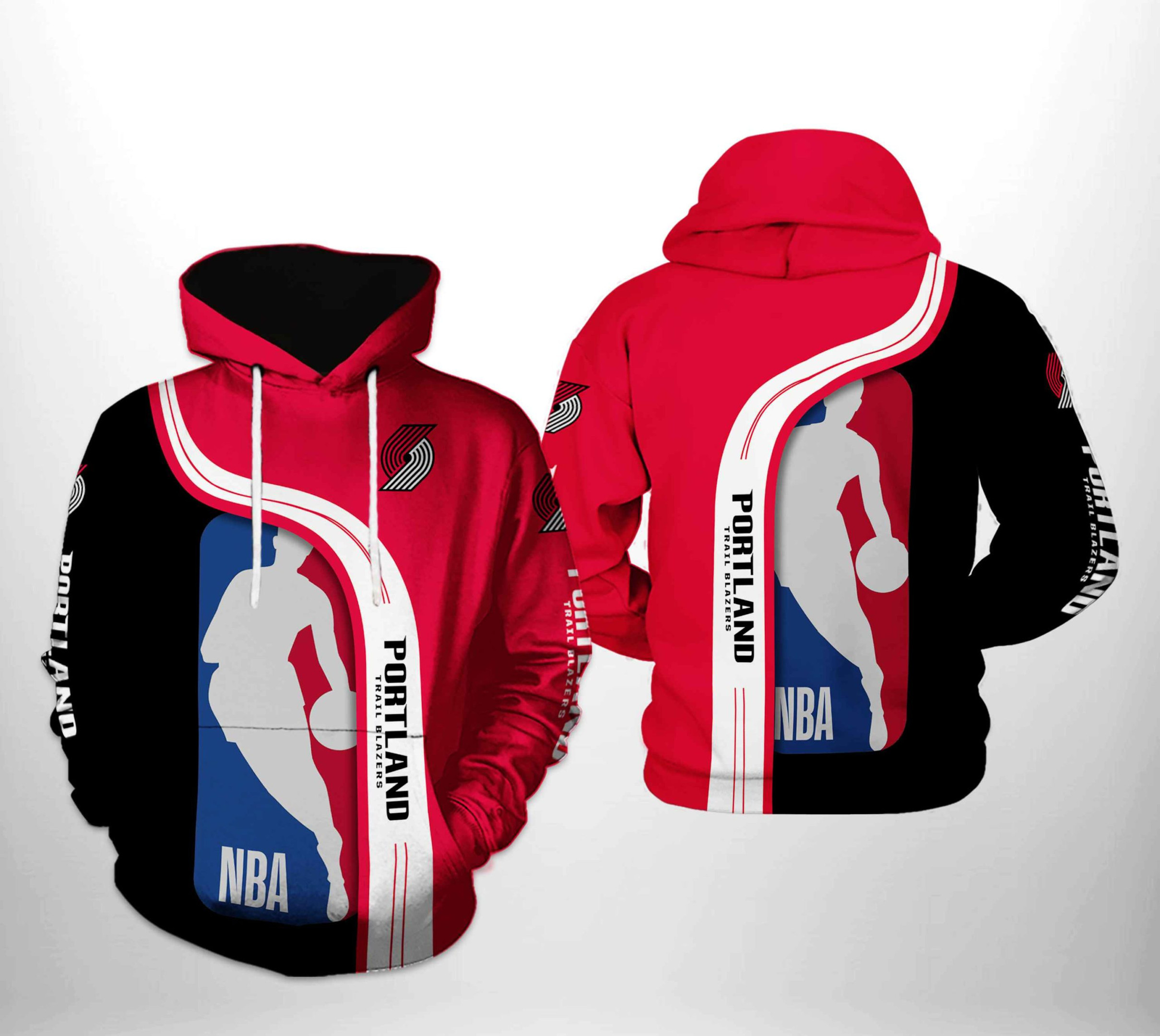 Portland Trail Blazers Team 3D All Over Print Hoodie & Zip Hoodie