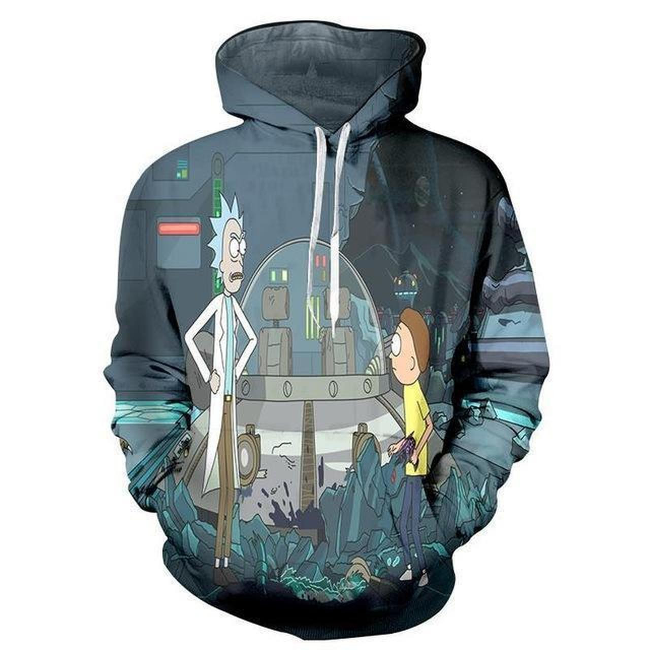 Rick And Morty 3D All Over Print Hoodie & Zip Hoodie