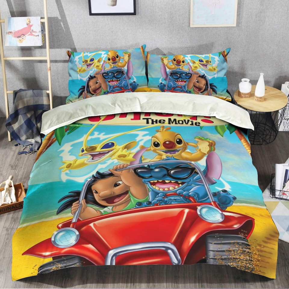 Lilo And Stitch Bedding Set Stitch The Movie And Friends Duvet Covers