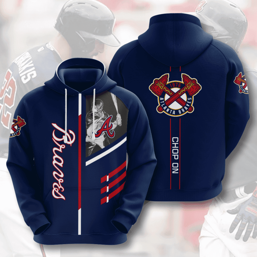 Atlanta Braves 3D All Over Print Hoodie & Zip Hoodie