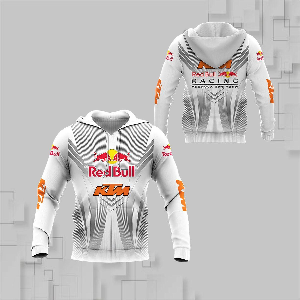 Red Bull Ktm Factory Racing F1 8k72 3d Zip Hoodie Hoodie Ii0