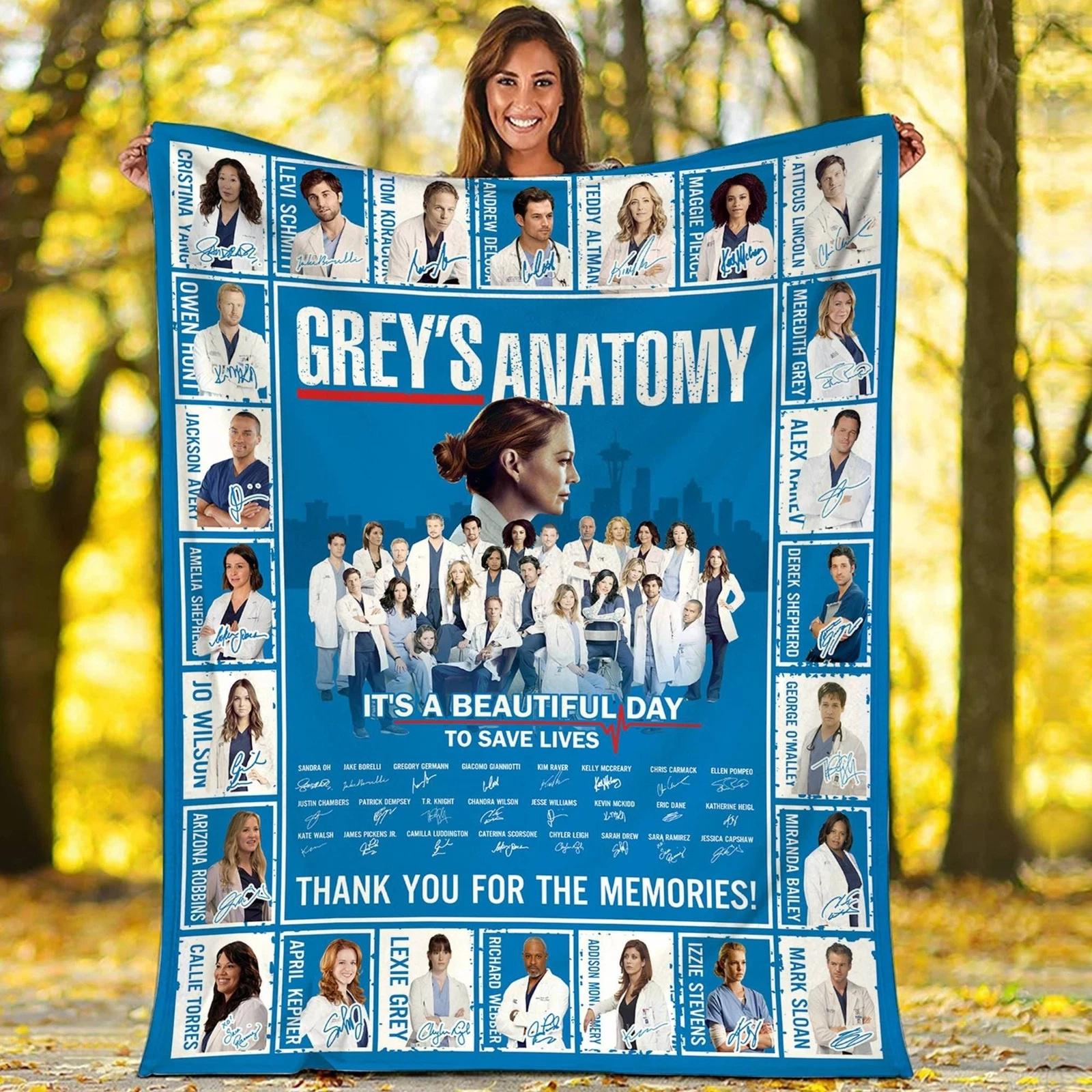 Grey’s Anatomy Blanket Grey’s Anatomy Fleece Sherpa Blanket
