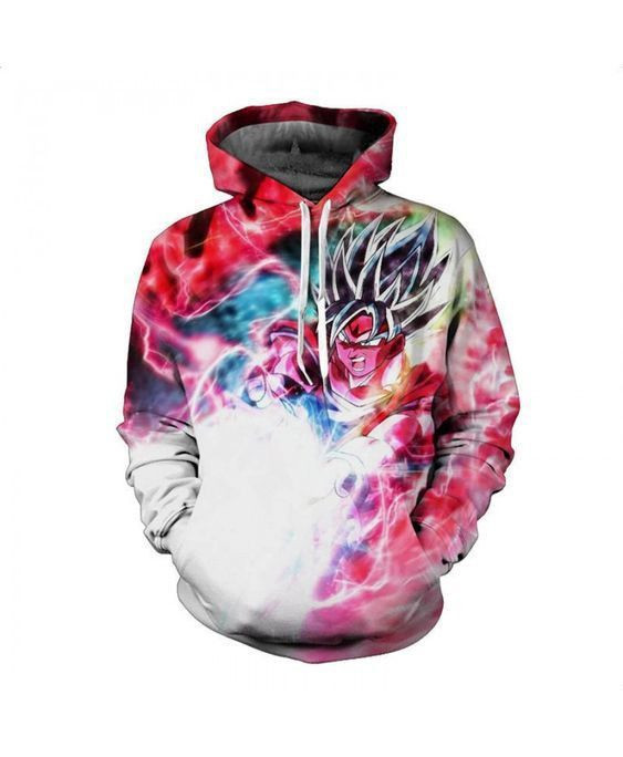 Glowing Attack Goku Dragon Ball 3D All Over Print Hoodie & Zip Hoodie
