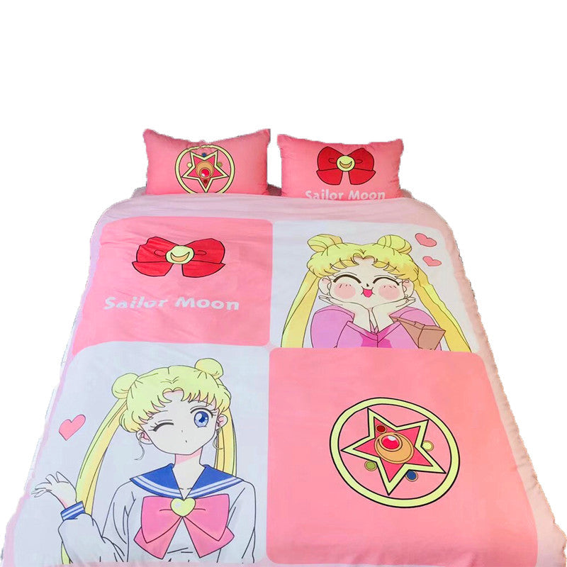 Sailor Moon Bedding Set Sailor Moon Usagi Magic Symbol Duvet Covers
