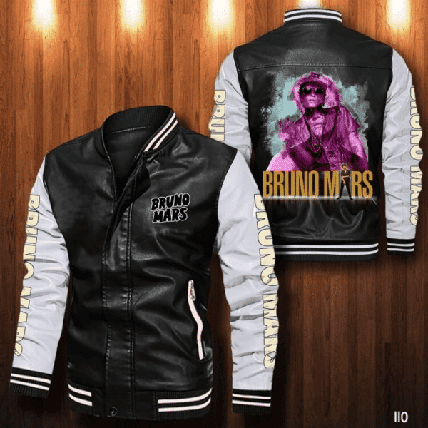 Bruno Mars Songs Music Thank You For The Memories 5k638 Gifts Lover Leather Bomber Jacket 46