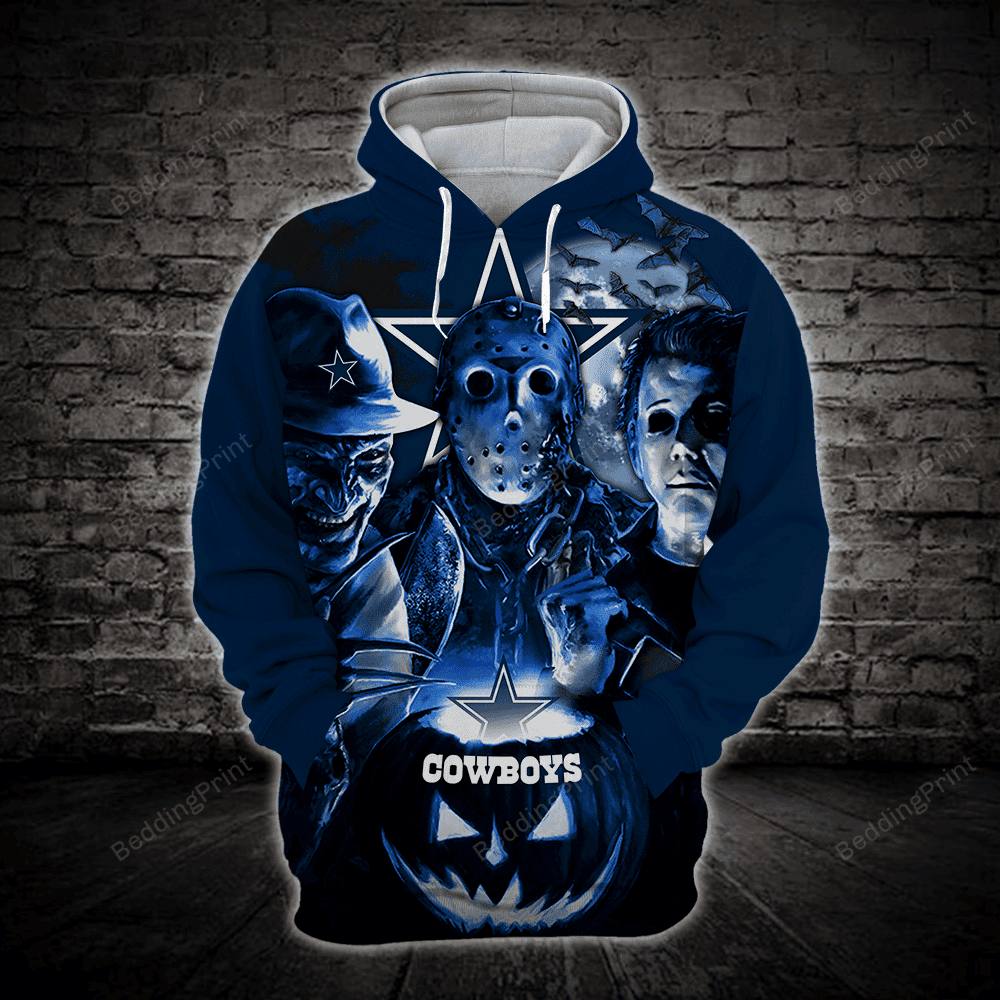 Cowboys Halloween 3D All Over Print Hoodie & Zip Hoodie