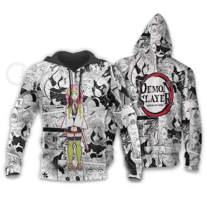 Mitsuri Kanroji Demon Slayer Kimetsu No Yaiba 3d Hoodie Zip Hoodie
