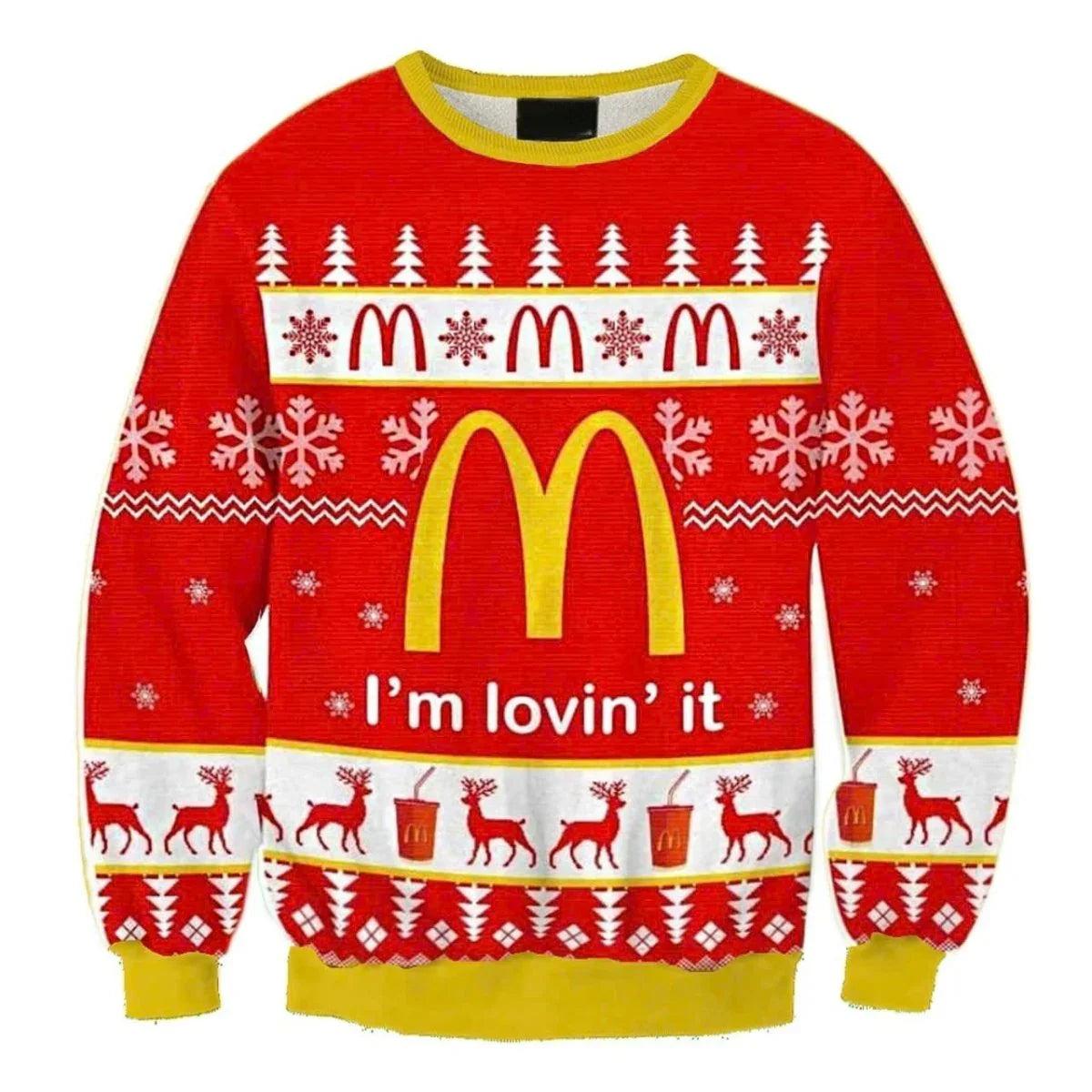 Mcdonald Ugly Christmas Sweater