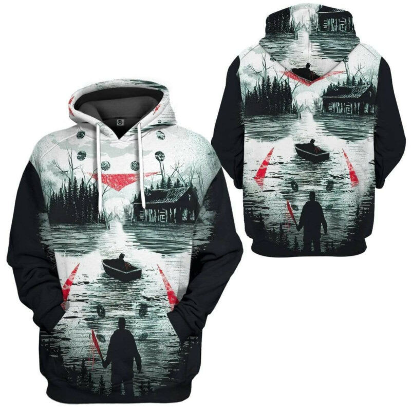 Halloween Hoodie Jason Voorhees Hoodie Camp Crystal Lake 3d Hoodie Zip Hoodie