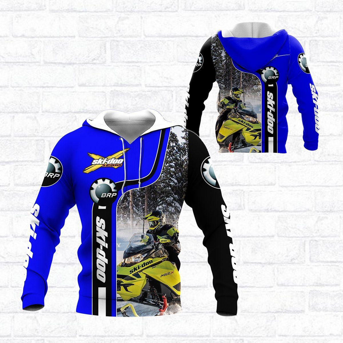 Ski-doo Racing Team 7k800 3d Zip Hoodie Hoodie Ii0