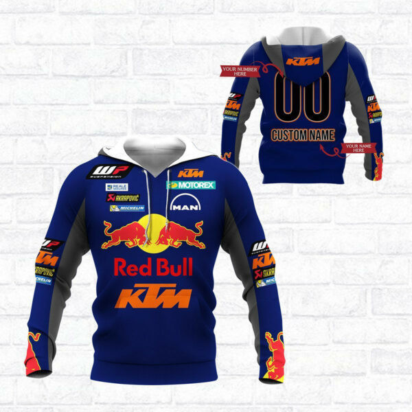 Custom Name Number Red Bull Ktm Factory Racing F1 8k90 3d Zip Hoodie Hoodie Ii0 980