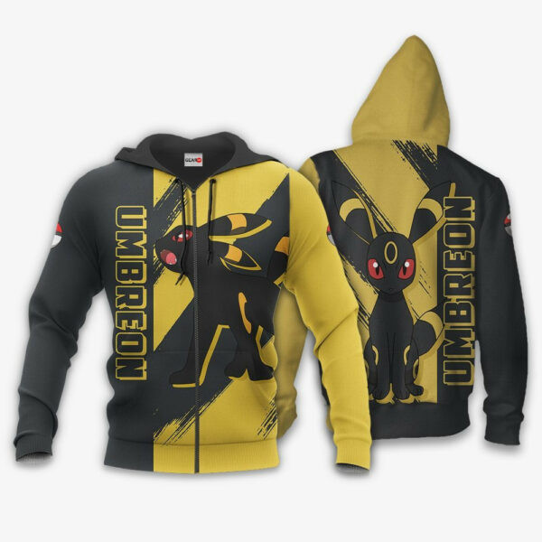 Umbreon Anime Pokemon 1k868 Cartoon Graphic Outfits Aop 3d Hoodie Zip Hoodie 2833