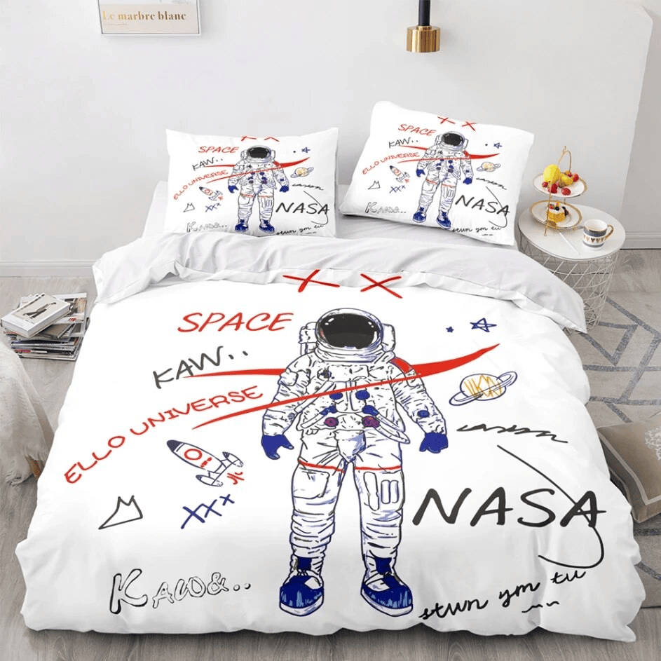 Astronaut Bedding Set Astronaut Space Ello Universe Duvet Covers