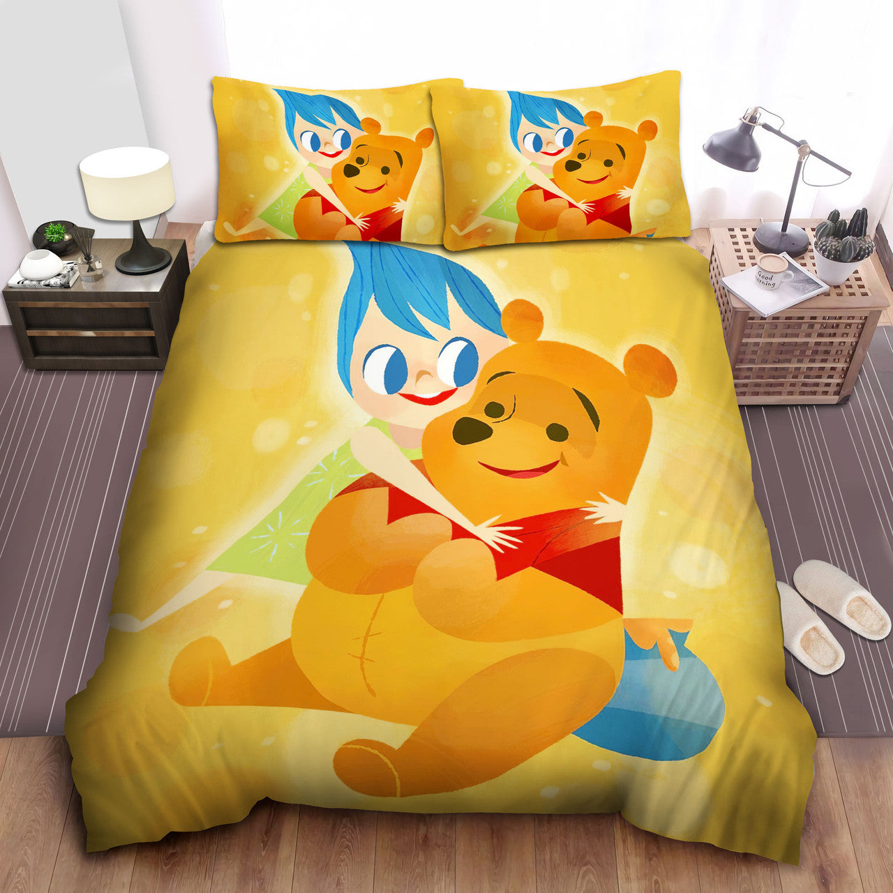Inside Out Bedding Set DN Inside Out Joy And Pooh Duvet Covers