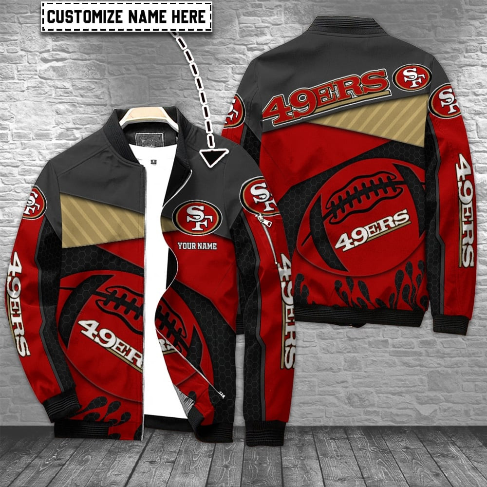 San Francisco 49ers Personalized Bomber Jacket BG869