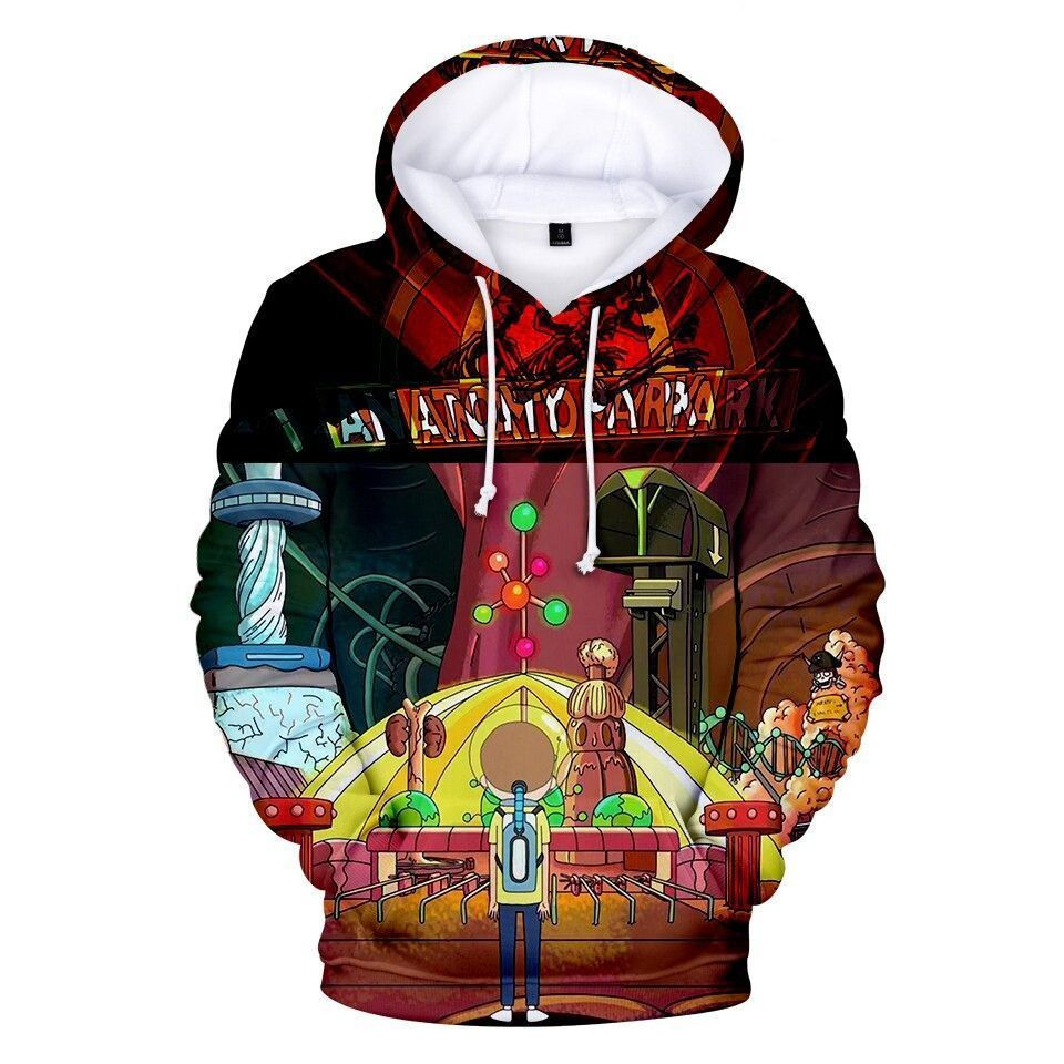 Anatomy Park Rick And Morty Gift Over Print 3d Hoodie Zip Hoodie 860