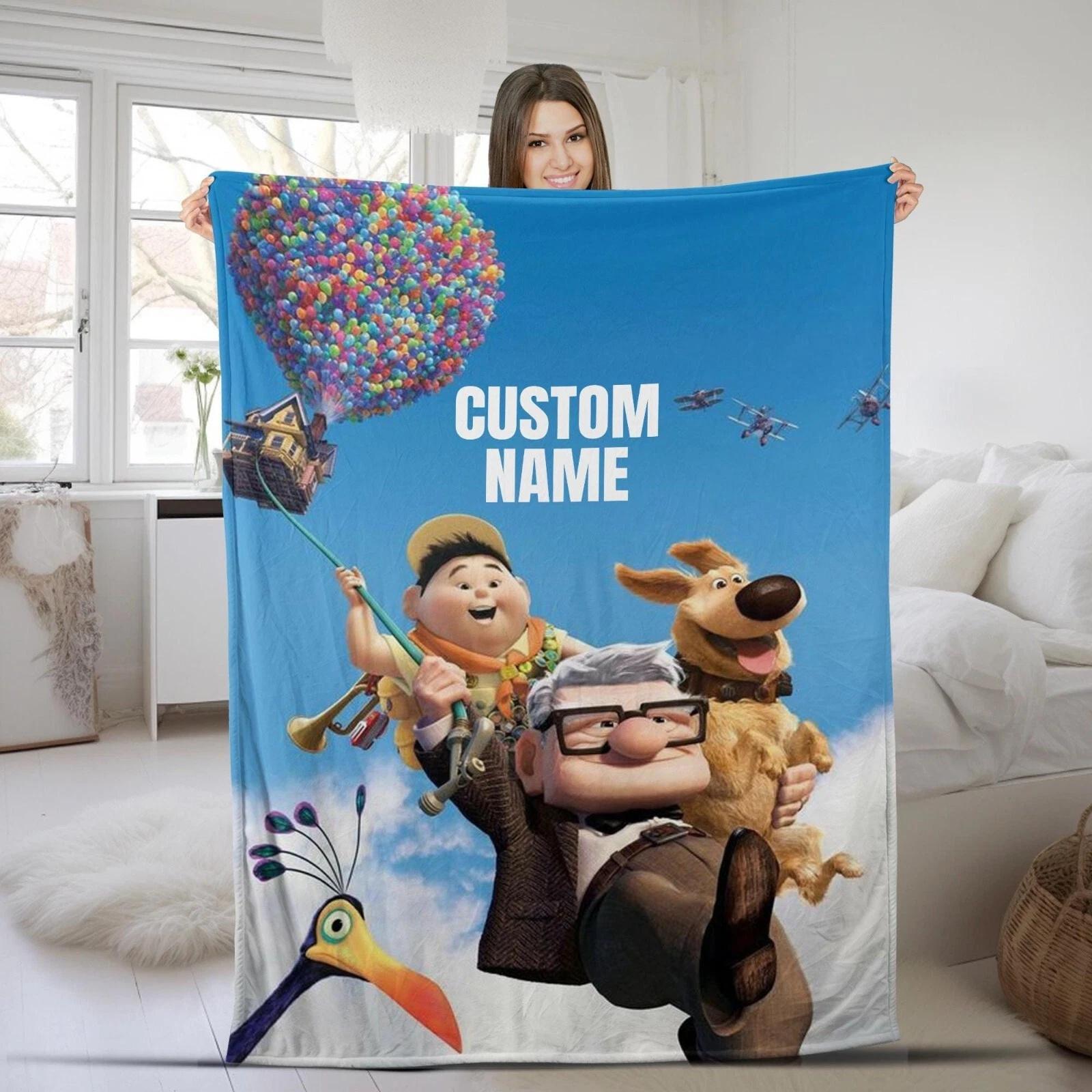 Personalized Pixar Up Blanket Adventure Is Out There Fleece Sherpa Blanket
