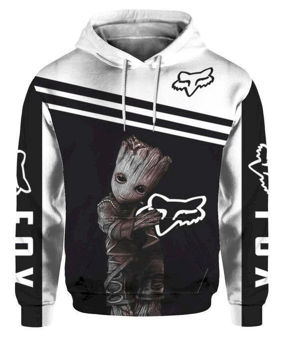 Groot Fox Racing 3D All Over Print Hoodie & Zip Hoodie